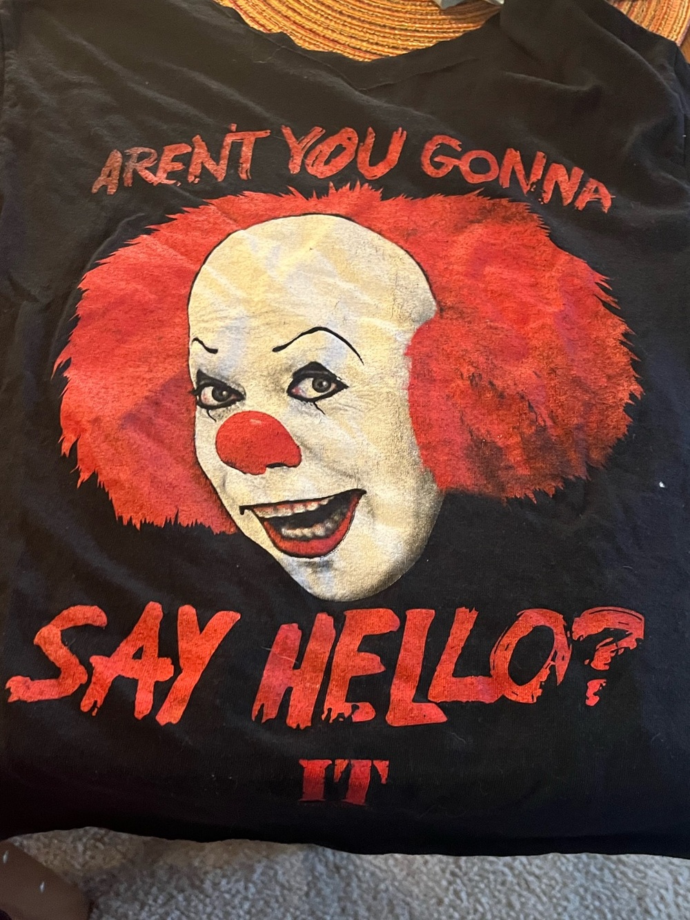 Pennywise from IT clown crop tee S-M